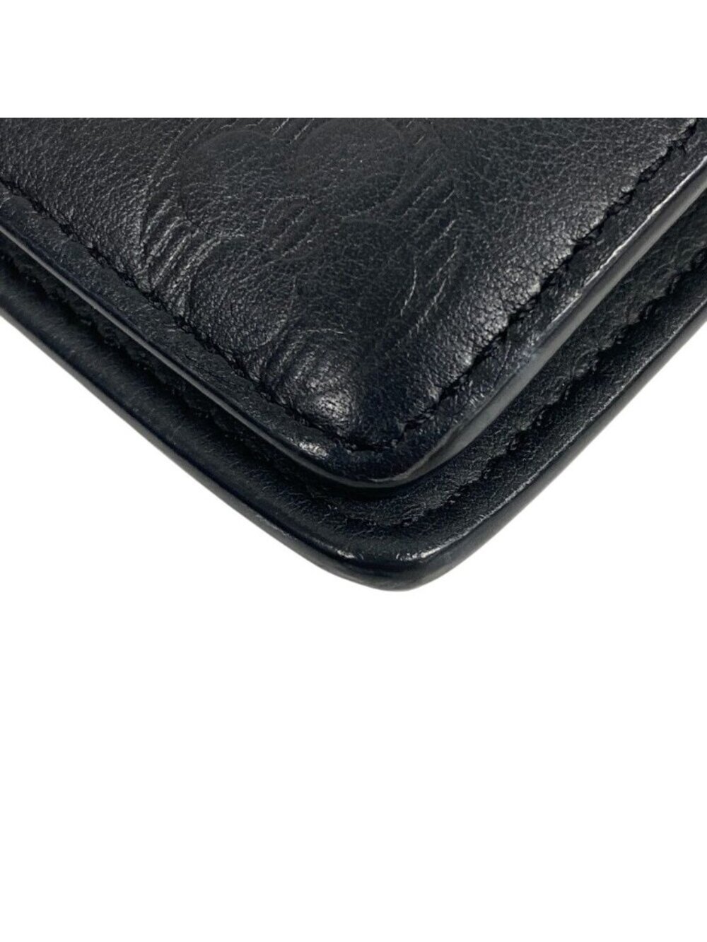 Louis Vuitton Portefeuille Brazza Monogram Shadow Leather Wallet Black - Picture 4 of 8
